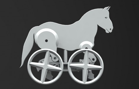 mechanical horse toy walmart